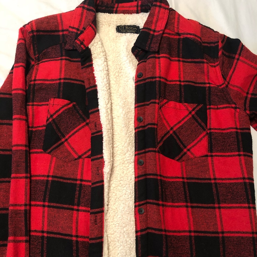 Red Buffalo Plaid Flannel Soft Lining